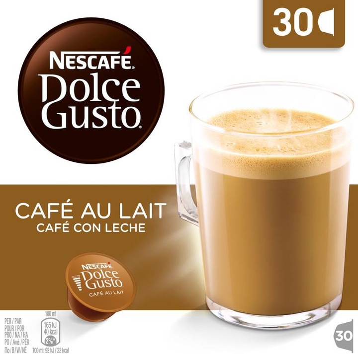 Image du produit Nescafé Dolce Gusto Café Au Lait (30 x Port.)