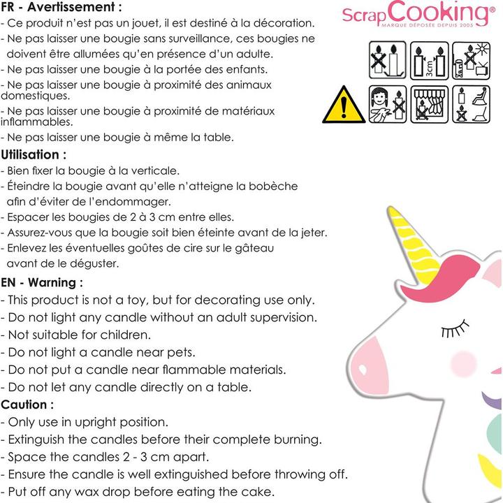 Actual product image ScrapCooking Unicorn (1 pcs.)