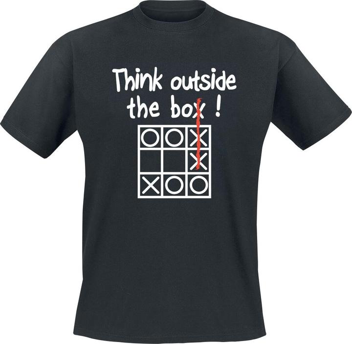 Produktbild Gaming-Sprüche Think Outside The Box (M)