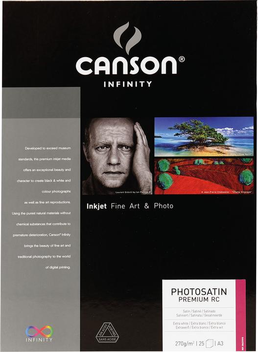 Canson Infinity photo paper (270 g/m², A3, 25 pcs.)