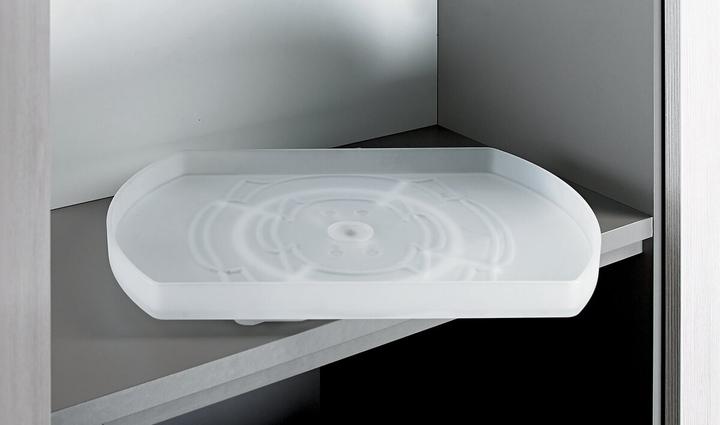 Actual product image Hettich ComfortSpin transparent 360°