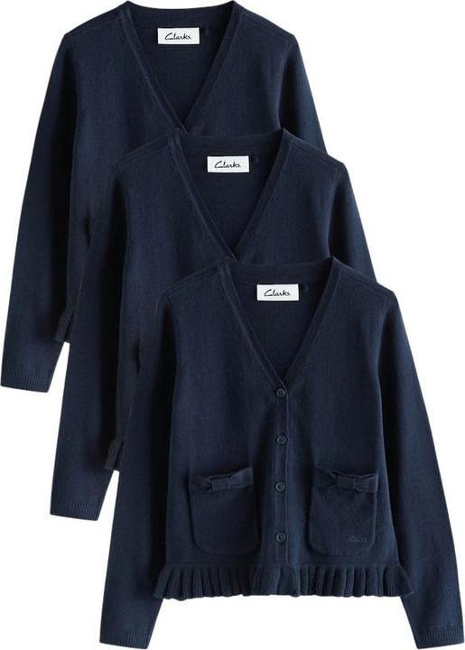 Produktbild Clarks Strickjacke Mädchen Schleife Jerseyware (3erPack) (152)