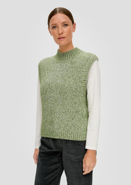 Produktbild s.Oliver Strickpullunder Pullunder aus Rippstrick (48)