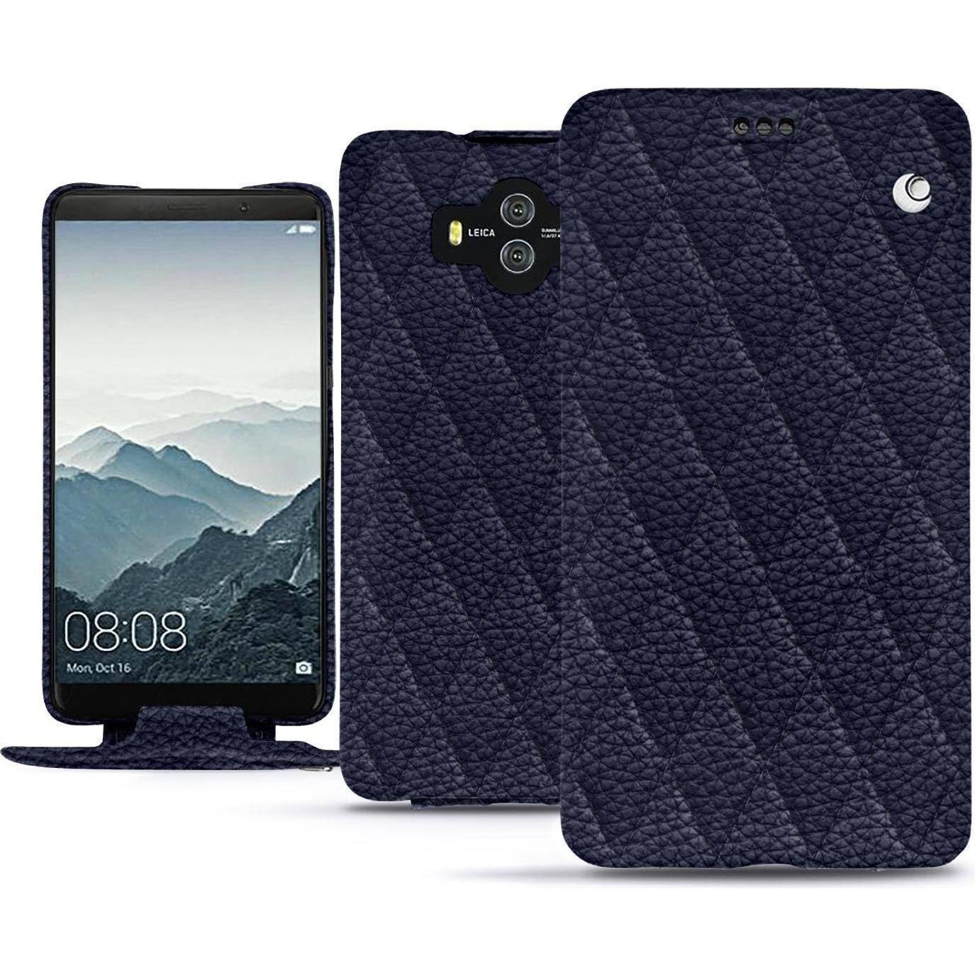 Thumbnail - Noreve Lederschutzhülle vertikal (Huawei Mate 10), Smartphone Hülle, Violett