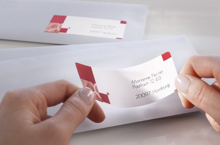 Actual product image Avery Address labels