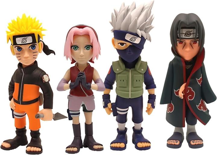 Image du produit Minix NARUTO SHIPPUDEN - Naruto, Kakashi, Itachi,... - Pack 4 Fig. 7cm