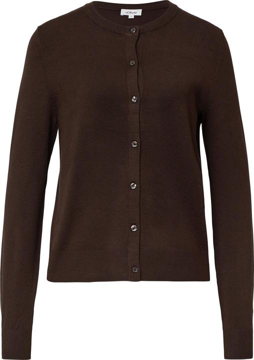 Produktbild s.Oliver Strickjacke Feinstrick-Cardigan aus Viskosemix (44)