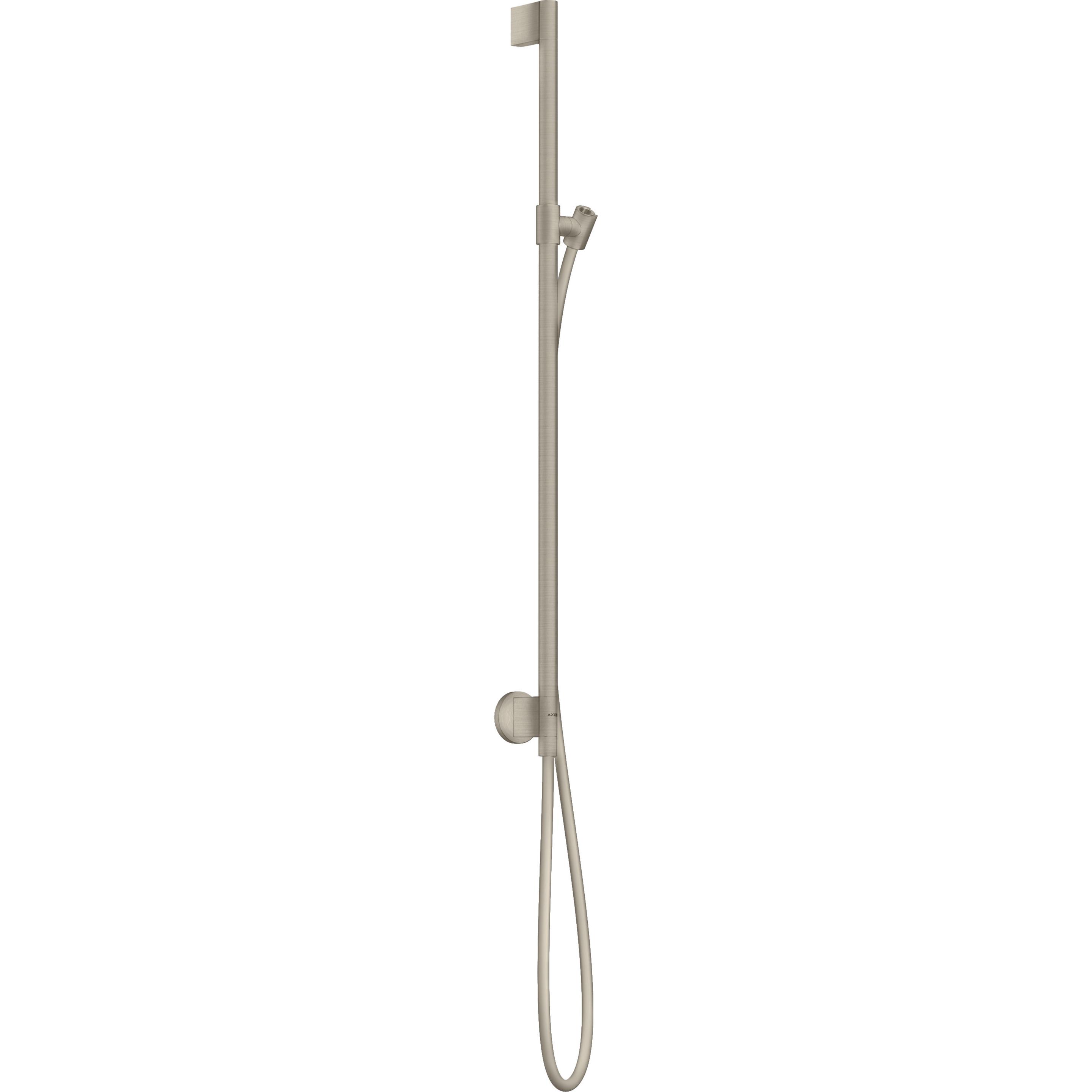 hansgrohe, Duschgleitstange + Brausehalter, AXOR One Brausestange mit Wandanschluss, Brauseschlauch 1,60m