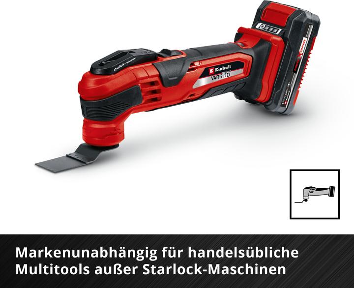 Actual product image Einhell Multitool-Set, 708103, Holz/Metall, 3-teilig