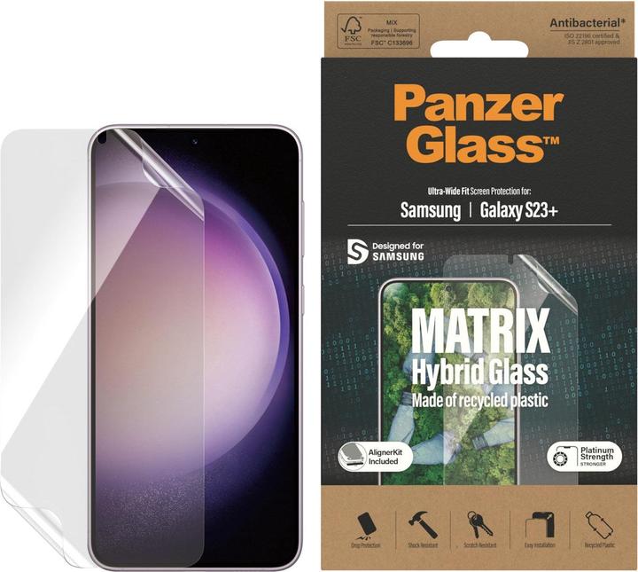 Actual product image PanzerGlass Ultra-Wide Fit (1 Piece, Samsung Galaxy S23+)