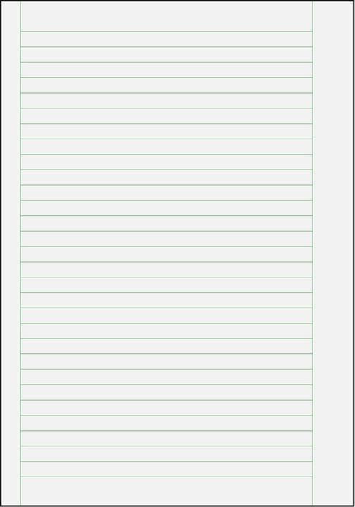 Actual product image NoName Exercise book (A4, Lined, Hardcover)