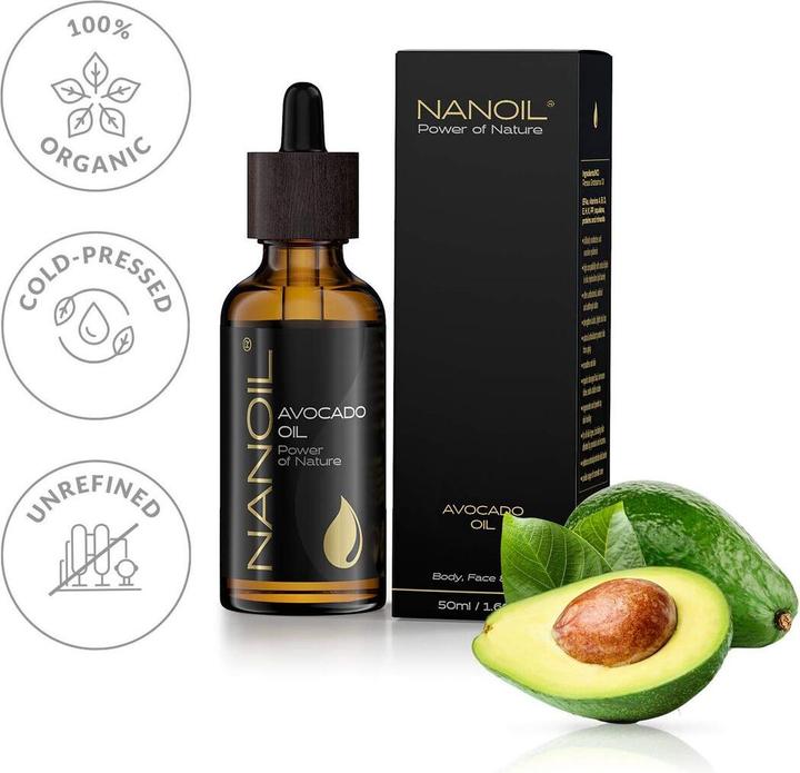 Immagine prodotto Nanoil - Olio di avocado (50 ml)