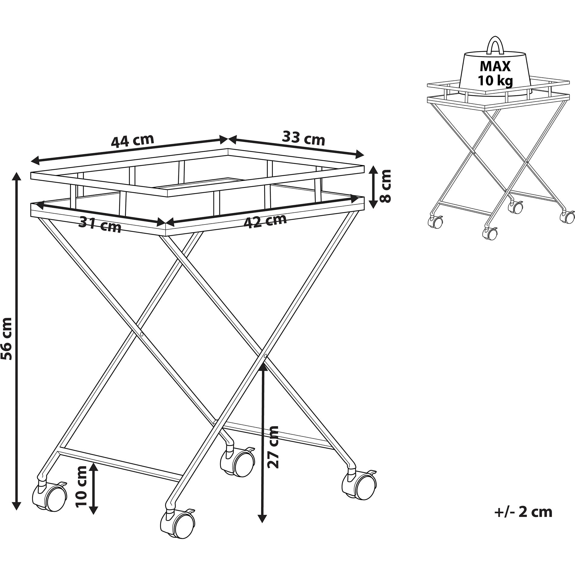 Thumbnail - Beliani, Servierwagen, Leoti