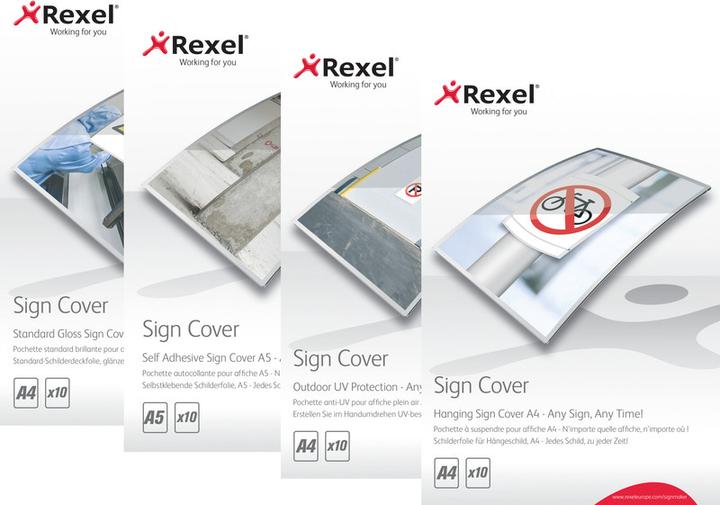 Image du produit Rexel Feuille de signalisation Couverture de signalisation (A3, 10 pcs, 125 µm)