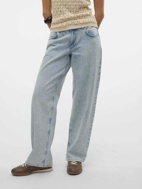 Actual product image Vero Moda VMRANCY Mid Rise Weiter Beinschnitt Jeans Weit geschnitten (W27/L32)