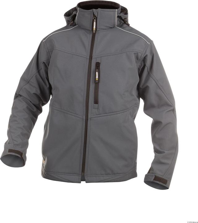 Actual product image Dassy Softshell jacket Tavira cement grey size L (L)