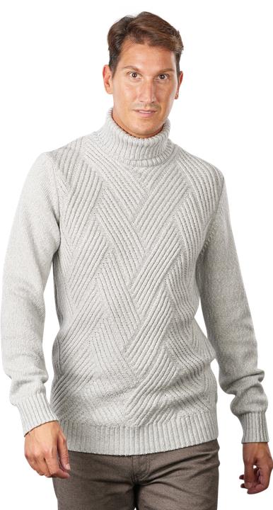Immagine prodotto Cinque Turtle Neck Cithore Pullover Rib Knit Light Gray (L)