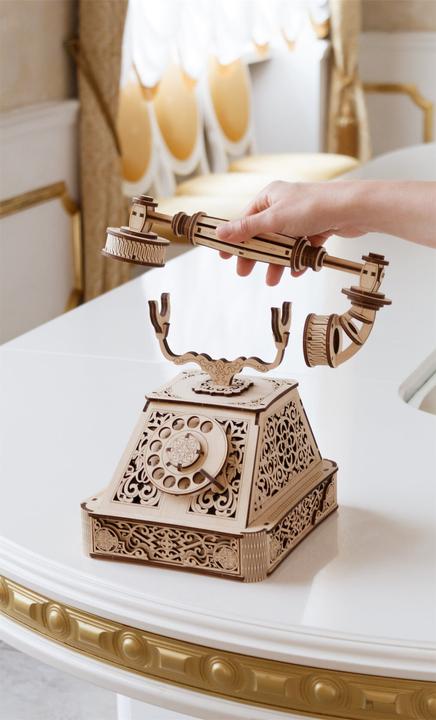 Produktbild Eco Wood Art Retro Telefon - 3D Holzbausatz