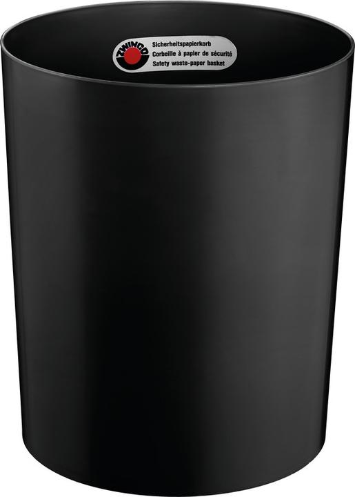 Produktbild Zwingo S'Papierkorb m.Alu 20l schwarz (20 l)