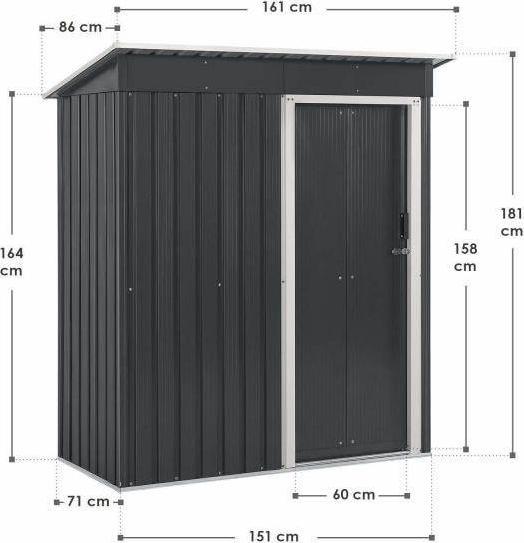 Produktbild Juskys Geräteschuppen S