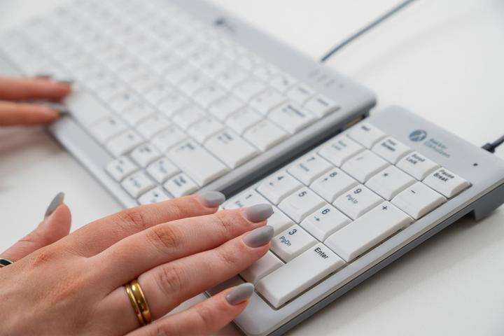 Actual product image Bakker Elkhuizen BakkerElkhuizen Keyboard UltraBoard 955 V2 Numeric Keypad retail (Numeric keypad, Cable)