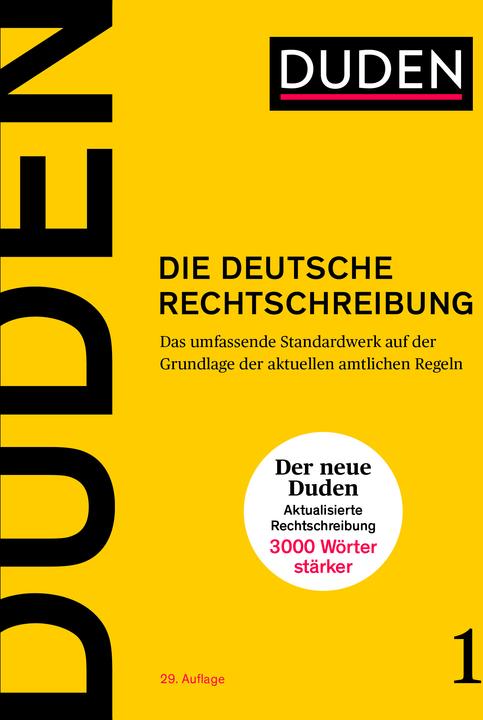 Produktbild Duden - Die deutsche Rechtschreibung (Deutsch, 2024)