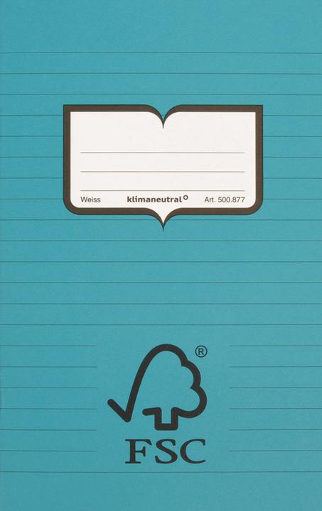 Image du produit Naturaline Cahier d'école FSC (E6, À rayures)