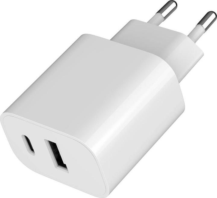 Actual product image Gembird CHARGER USB UNIVERSAL WHITE/2P TA-UC-2AC12-01 (12 W)