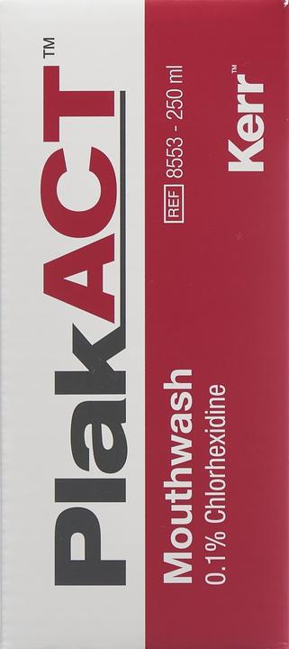 Actual product image PlakACT bain de bouche chlorhexidine sol (250 ml, Mouthwash)