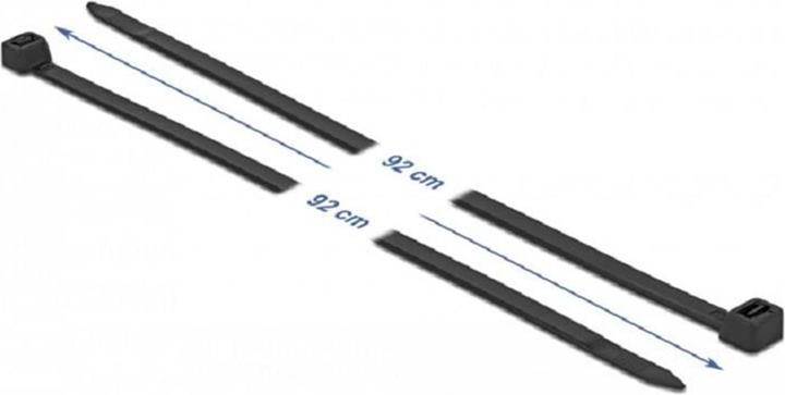 Immagine prodotto Delock Fascetta resistente ai raggi UV L 920 x L 9,0 mm nero 10 pz. (Fascette in plastica, 920 mm, 10 pz.)