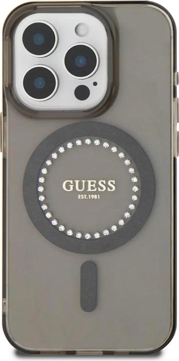 Produktbild Guess GUHMP16XPFTDTEK iPhone 16 Pro Max 6.9" czarny/black hardcase IML Rhinestones MagSafe (Apple iPhone 16 Pro Max)