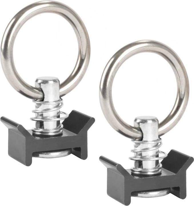 Produktbild Stahlwerk Zurrschienen 2er Set mit Zurrösen 30 cm Aluminium Airlineschiene