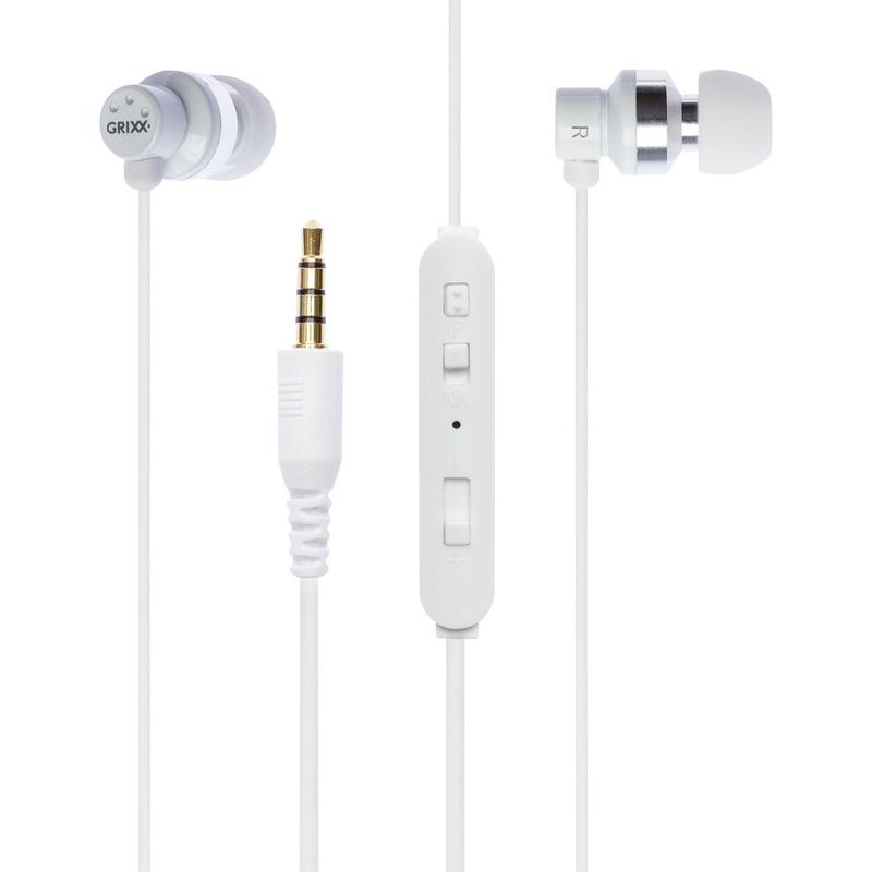 Grixx Cuffia Ottimale (Cablato), Cuffie, Bianco