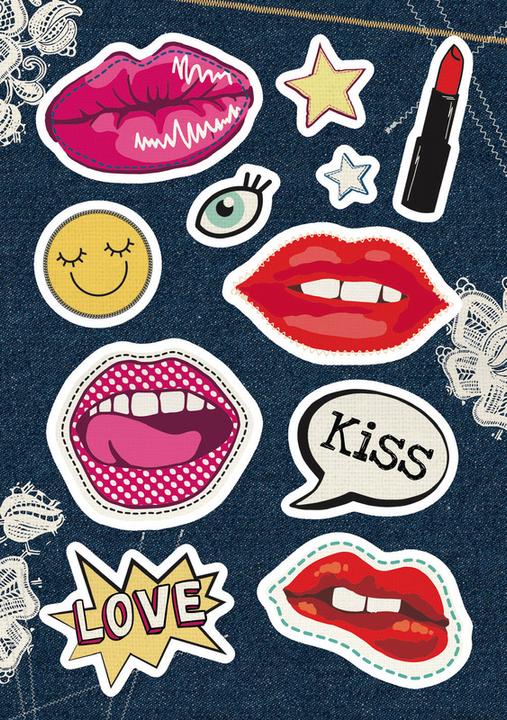 Produktbild HERMA Sticker Herzen
