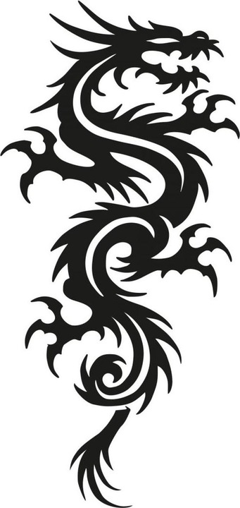 Produktbild Miami Ink Chinesischer Drachen (38 x 80 cm)