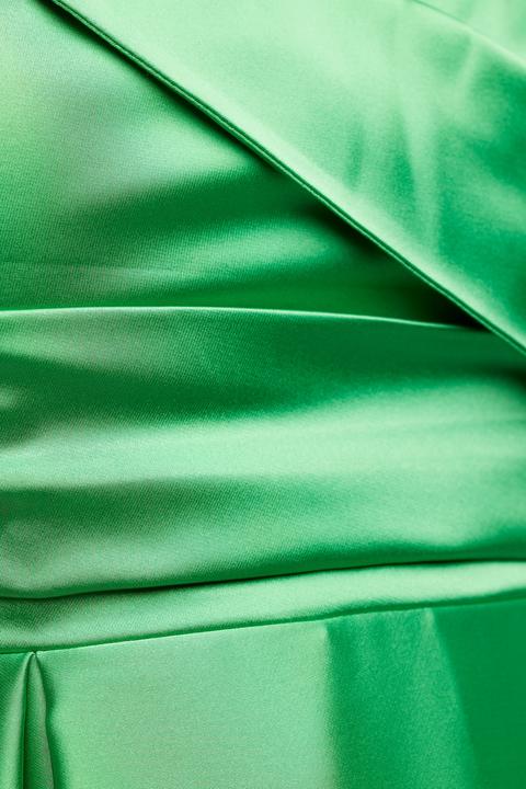 Produktbild Ulla Popken Abendkleid, A-Linie, drapiert, V-Ausschnitt, ärmellos (54)