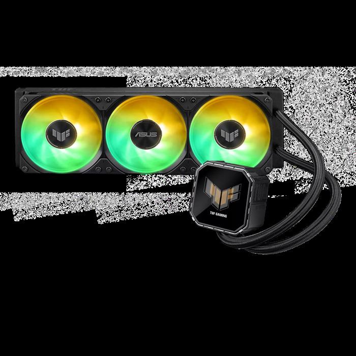 Actual product image ASUS Wak Tuf Gaming Lc Iii 360 Argb LCD