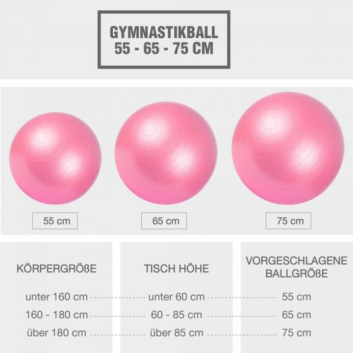 Produktbild Gorilla Sports Gymnastikball (55 cm)