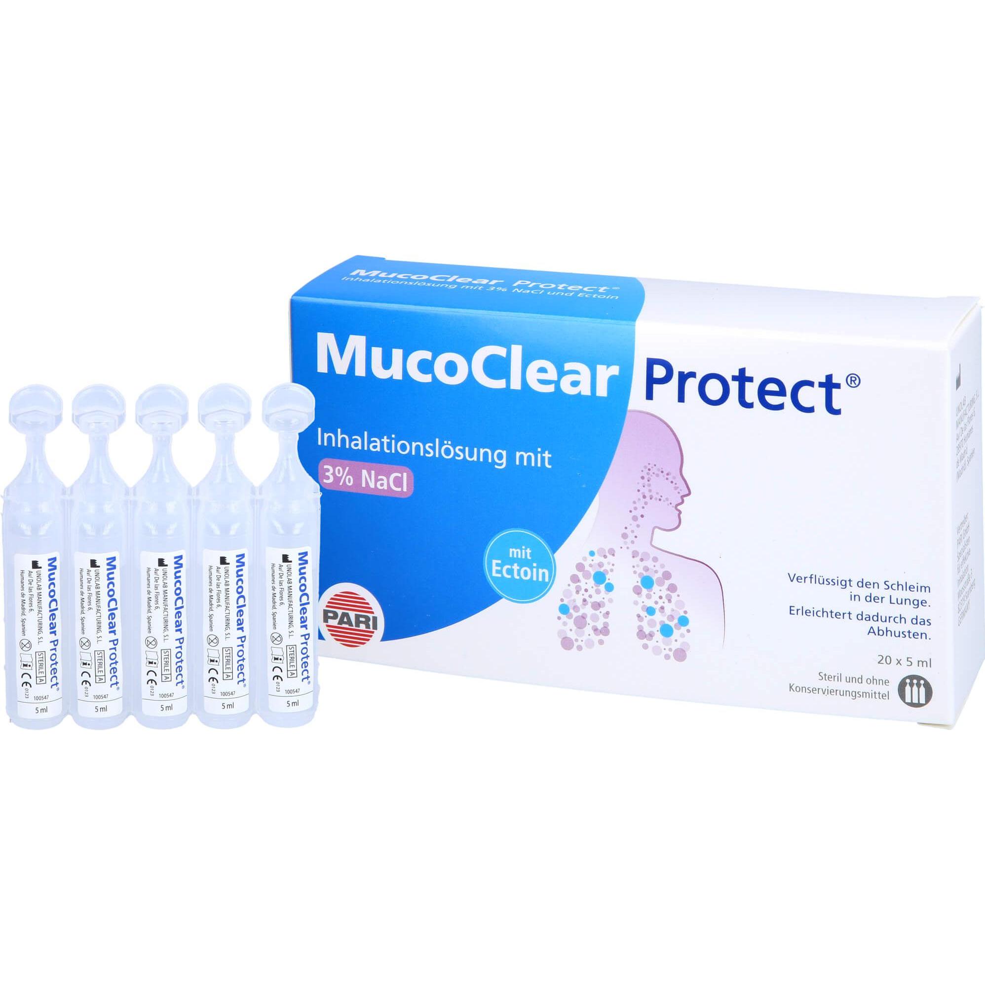 Thumbnail - PARI, Inhalator, Mucoclear Protect, 20X5 ml INL