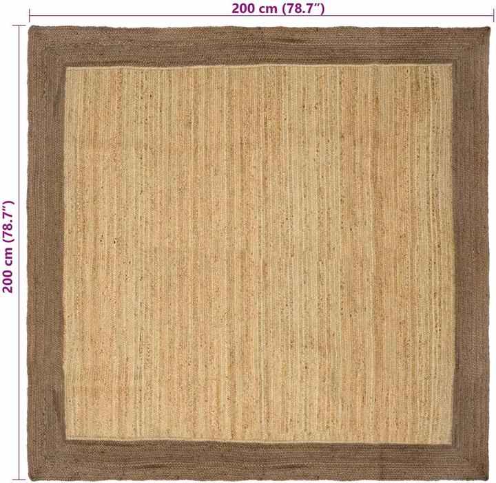 Produktbild vidaXL Moderner Teppich (200 x 200 cm)