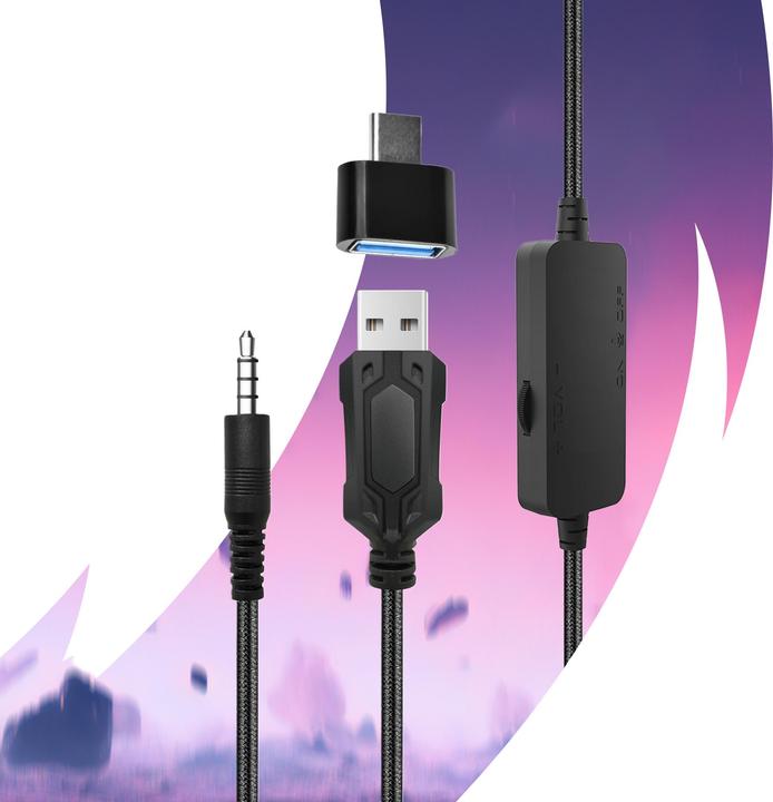 Actual product image Oniverse Gaming Headset Nebula - Abysse Blue (Cable)