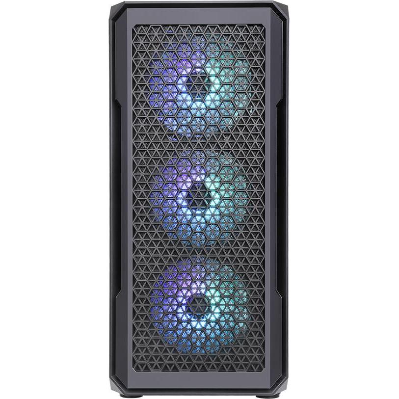 Thumbnail - Itek ITGCAST33B Computergehäuse Midi Tower Schwarz (mATX, ATX, ITX), PC Gehäuse, Schwarz