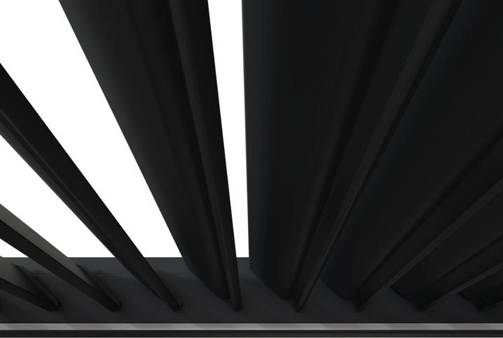 Produktbild Weide elektrische Pergola 4x4m Anthrazit mit LED (400 cm, 400 cm)
