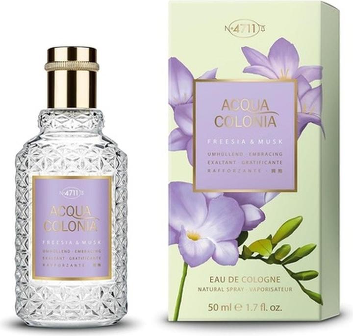 Actual product image Acqua Colonia 4711 4711 Freesia & Musk Eau de Cologne Natural Spray (Eau de cologne, 50 ml)