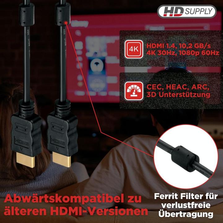 Produktbild HDgear HDMI (Typ A) — HDMI (Typ A) (1 m)