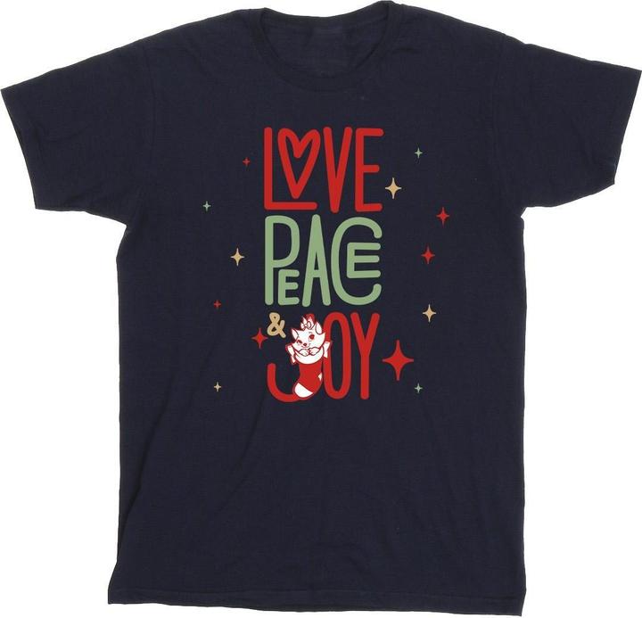 Produktbild Disney The Aristocats Marie Love Peace Joy TShirt Jungen (116)