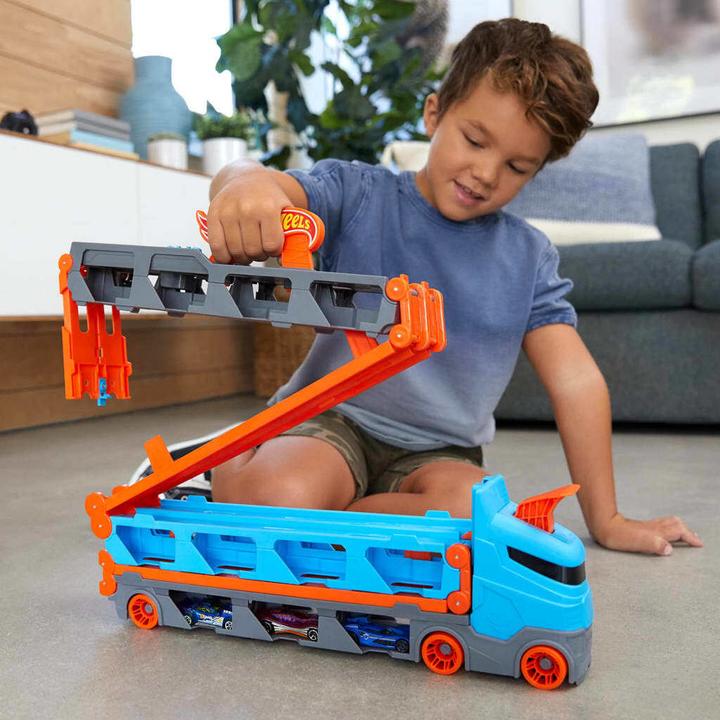 Immagine prodotto Hot Wheels 2-in-1 Rennbahn-Transporter