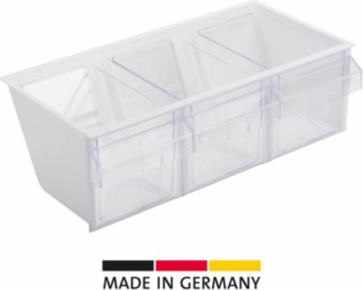 Westmark Schüttengehäuse mit 3 Schütten Milano, 76072240 (1 l)