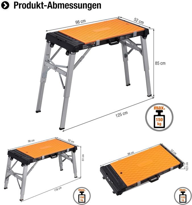 Produktbild Meister Universal-Werkbank (85 cm, 125 cm)