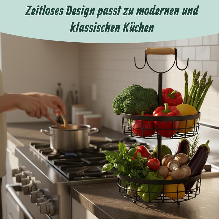 Produktbild Relaxdays Obstkorb-Etagere